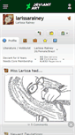 Mobile Screenshot of larissarainey.deviantart.com