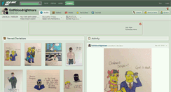 Desktop Screenshot of gothbloodnightmare.deviantart.com