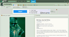 Desktop Screenshot of annettesophie.deviantart.com