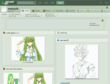 Tablet Screenshot of memocih.deviantart.com