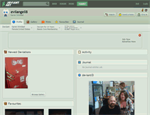 Tablet Screenshot of evilangell8.deviantart.com