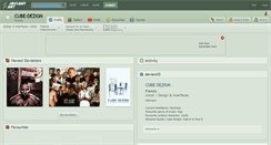 Desktop Screenshot of cube-dezign.deviantart.com