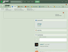 Tablet Screenshot of jubago.deviantart.com