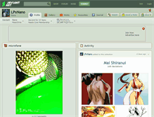 Tablet Screenshot of lpxnano.deviantart.com