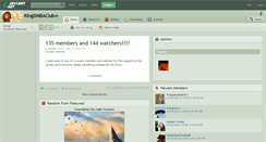 Desktop Screenshot of kingsimbaclub.deviantart.com