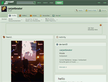 Tablet Screenshot of carpetbeater.deviantart.com