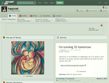 Tablet Screenshot of happysak.deviantart.com
