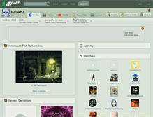 Tablet Screenshot of malakh7.deviantart.com