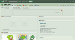 Desktop Screenshot of manicteam.deviantart.com