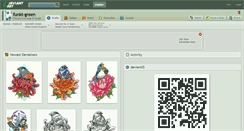 Desktop Screenshot of funkt-green.deviantart.com