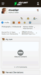 Mobile Screenshot of mweiler.deviantart.com