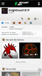Mobile Screenshot of knighthood1819.deviantart.com