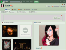 Tablet Screenshot of kirasha.deviantart.com