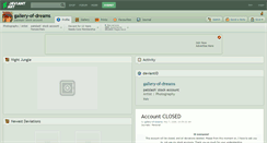 Desktop Screenshot of gallery-of-dreams.deviantart.com