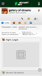 Mobile Screenshot of gallery-of-dreams.deviantart.com