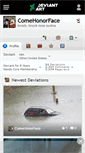 Mobile Screenshot of comehonorface.deviantart.com