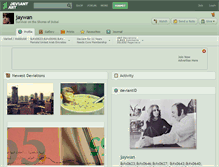 Tablet Screenshot of jaywan.deviantart.com