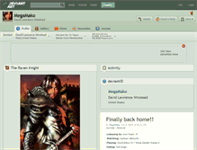 Tablet Screenshot of megamako.deviantart.com