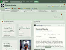 Tablet Screenshot of chipmunklegion.deviantart.com