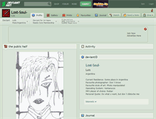 Tablet Screenshot of lost-soul-.deviantart.com