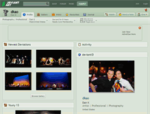 Tablet Screenshot of dkao.deviantart.com