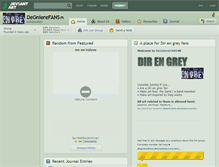 Tablet Screenshot of degnierefans.deviantart.com