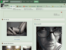 Tablet Screenshot of belah.deviantart.com