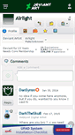 Mobile Screenshot of airlight.deviantart.com