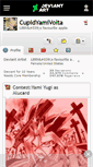 Mobile Screenshot of cupidyamivolta.deviantart.com