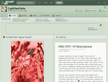 Tablet Screenshot of cupidyamivolta.deviantart.com