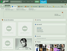 Tablet Screenshot of amvma.deviantart.com