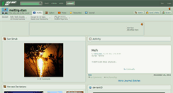 Desktop Screenshot of melting-stars.deviantart.com