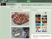 Tablet Screenshot of kafeianjufans.deviantart.com