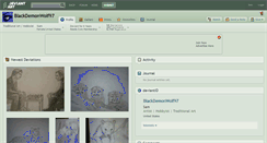 Desktop Screenshot of blackdemonwolf97.deviantart.com