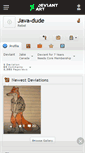 Mobile Screenshot of java-dude.deviantart.com