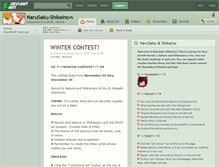 Tablet Screenshot of narusaku-shikaino.deviantart.com