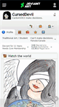 Mobile Screenshot of curseddevil.deviantart.com