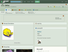 Tablet Screenshot of halixe.deviantart.com