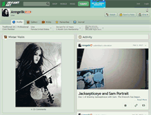 Tablet Screenshot of anngelik.deviantart.com