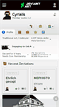 Mobile Screenshot of cyrialis.deviantart.com