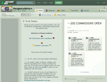 Tablet Screenshot of mangaacademy.deviantart.com