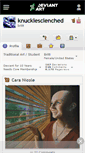 Mobile Screenshot of knucklesclenched.deviantart.com