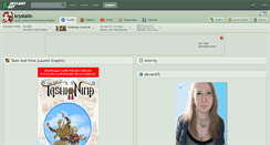 Desktop Screenshot of krystalin.deviantart.com