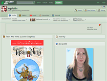Tablet Screenshot of krystalin.deviantart.com
