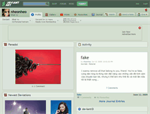 Tablet Screenshot of nheonheo.deviantart.com