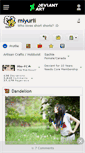 Mobile Screenshot of miyurii.deviantart.com