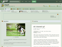 Tablet Screenshot of miyurii.deviantart.com