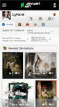 Mobile Screenshot of lynx-e.deviantart.com
