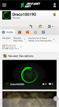 Mobile Screenshot of draco100190.deviantart.com