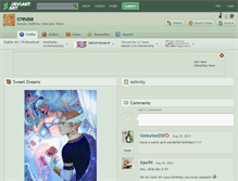 Tablet Screenshot of creusa.deviantart.com